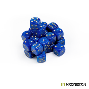 PEARL BATTLE DICE 25 LEGION ULTRAMARINE BLUE 12MM