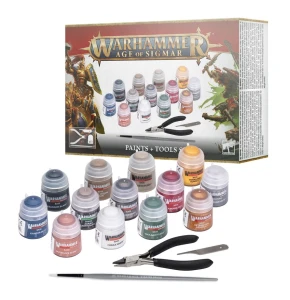 Warhammer Age of Sigmar Paints & Tools Set