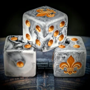 Knight Dice Set Ostre krawędzie