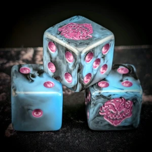 Mutant Dice Set ostre krawędzie