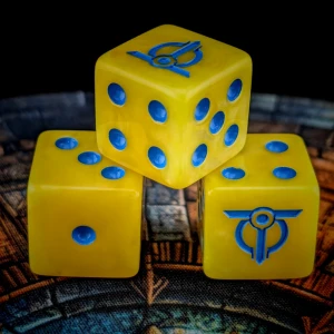Aliens Dice Set ostre krawędzie