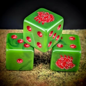 War Mice Dice Set ostre krawędzie