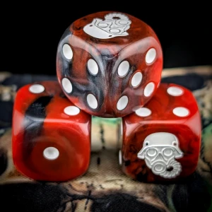 Trench Dice Set zaokrąglone krawędzie