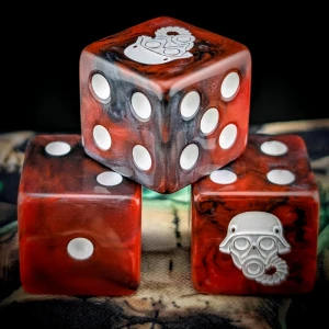Trench Dice Set ostre krawędzie