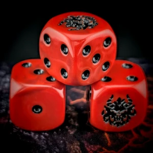 Demon Dice Set zaokrąglone krawędzie