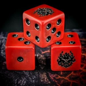 Demon Dice Set ostre krawędzie