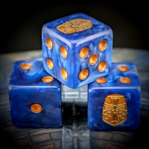 Crusade Dice Set ostre krawędzie