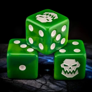 Golem Dice Set ostre krawędzie