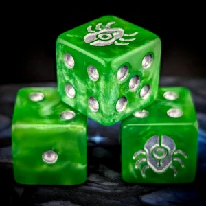Mechit Dice Set ostre krawędzie