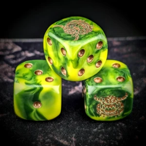 Sludge Dice Set zaokrąglone krawędzie