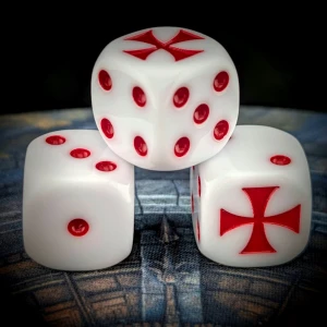 Templar Dice Set zaokrąglone krawędzie