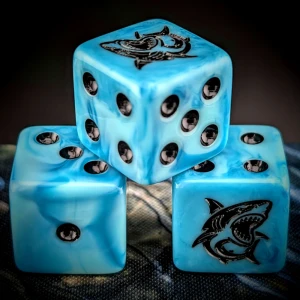 Shark Dice Set ostre krawędzie