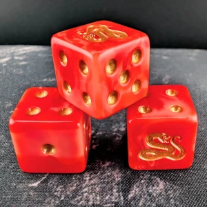 Viper Dice Set ostre krawędzie
