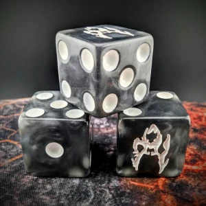 Wraith Dice Set ostre krawędzie
