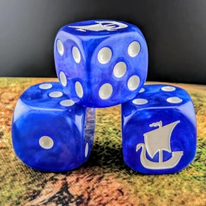 Seaborn Dice Set zaokrąglone krawędzie