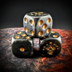 Bastion Dice Set zaokrąglone krawędzie