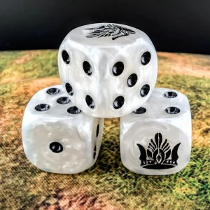 Monarch Dice Set zaokrąglone krawędzie
