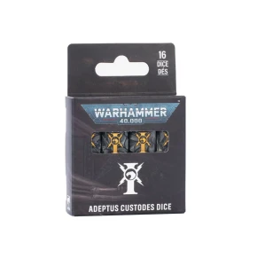 WARHAMMER 40000: ADEPTUS CUSTODES DICE (PREMIERA 17.10.2026)