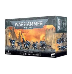 SPACE MARINES SCOUTS WITH SNIPER RIFLES